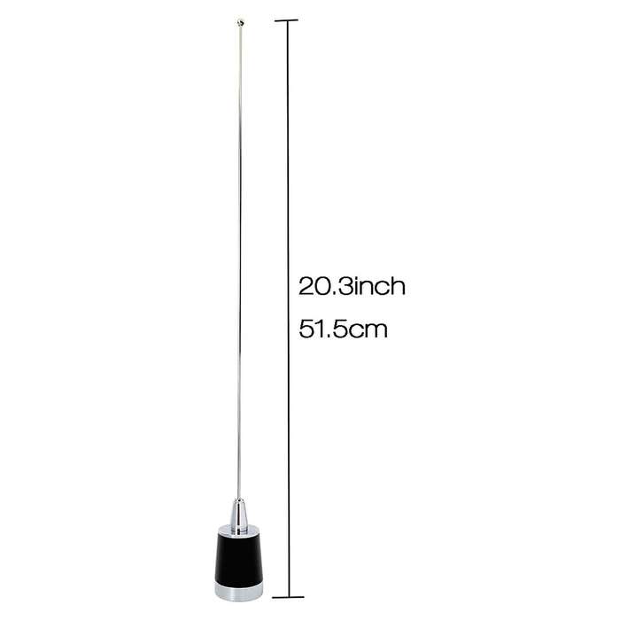 Dual Band Nmo Antenna for Vhf Uhf Two Way Radio (requires Nmo Mount)