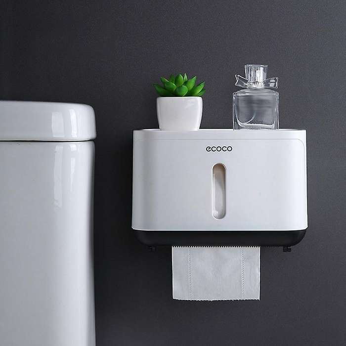 Ecoco Paper Towel Tissue Box Dispenser Wall Mounted Paper Holder-a