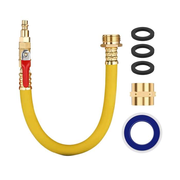 Rv Winterizing Kit Sprinkler Blowout Adapter with Shut Off Valve