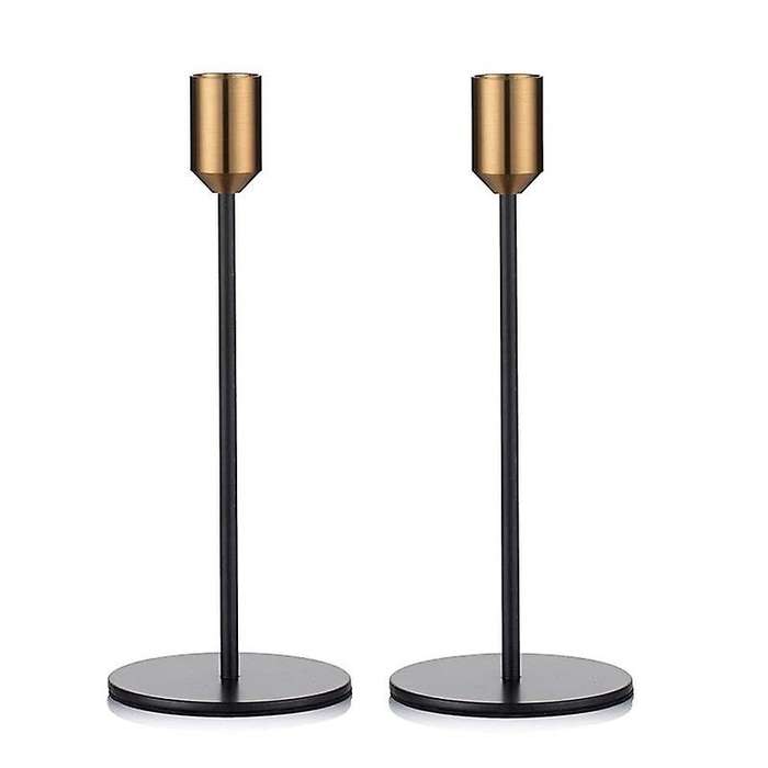 2 Pcs Dinning Candlestick Holder, Table Decorative Candle Holder
