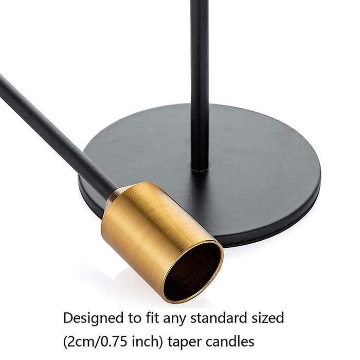 2 Pcs Dinning Candlestick Holder, Table Decorative Candle Holder