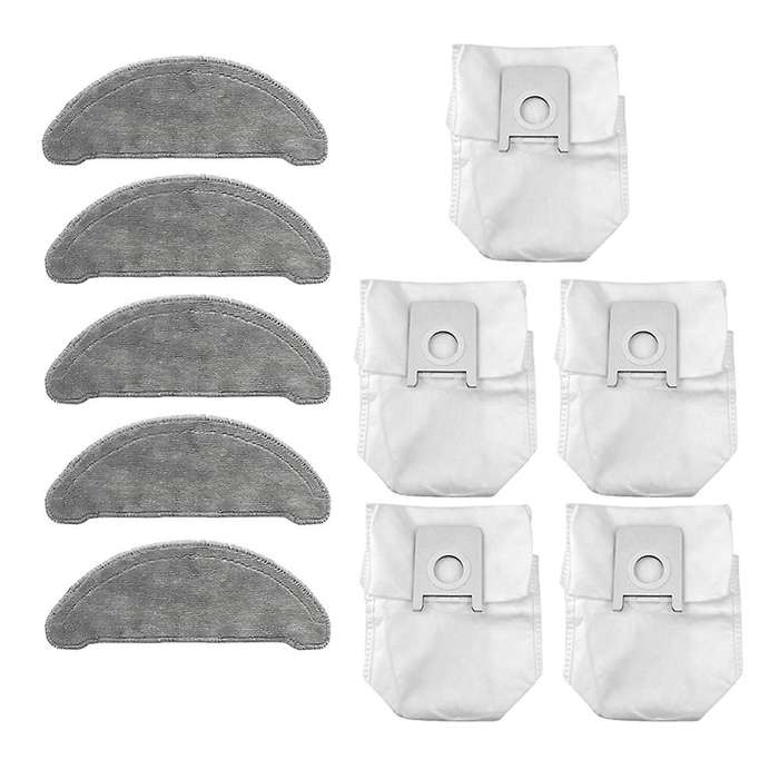 Mop Cloths Dust Bags Spare Parts for Roidmi Eve Plus Vacuum Cleaner