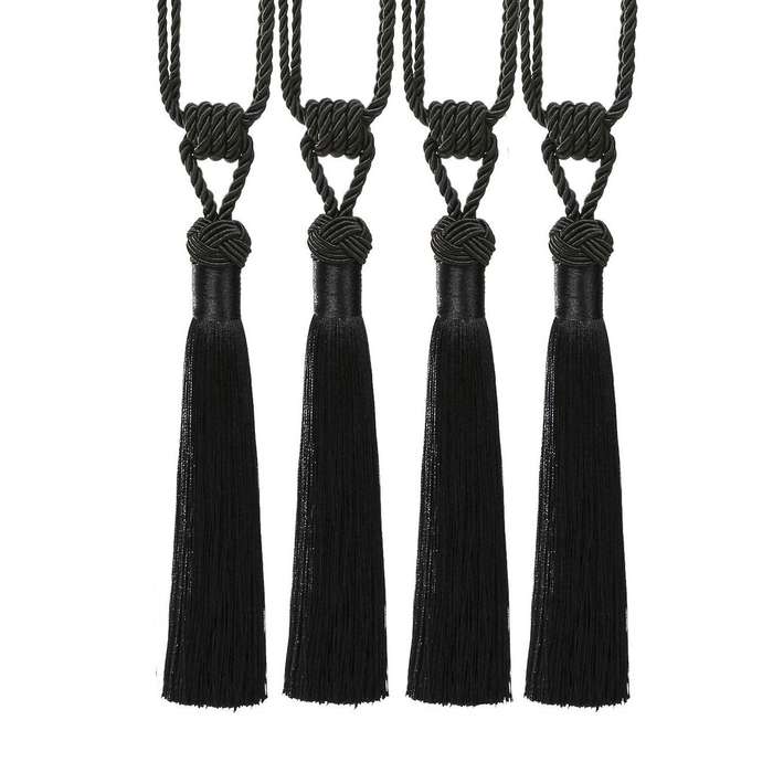 4pcs Curtain Tassels Curtain Rope Curtain Tiebacks Window Decor -c