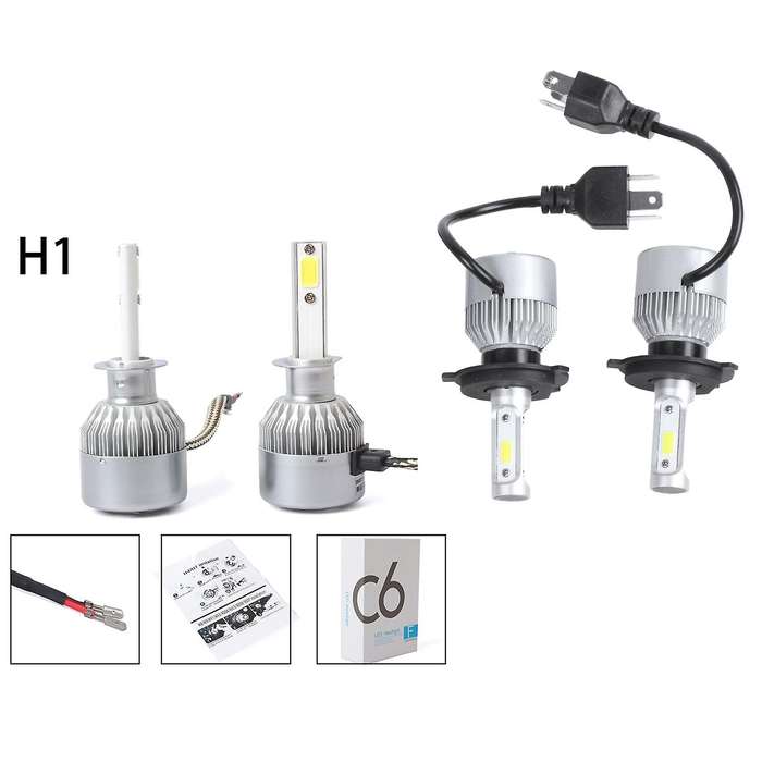 2 X S2 H4 72w 8000lm Led Headlight Car Hi/lo Beam Auto Bulbs