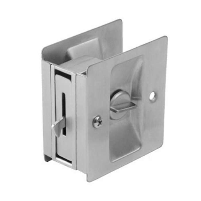 Pocket Door Privacy Lock Stainless Steel Sliding Buckle Sliding Lock