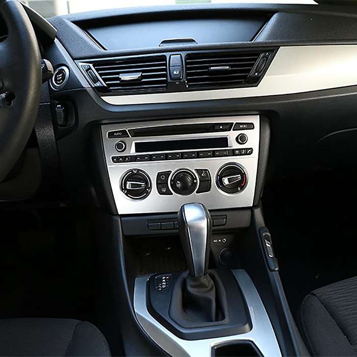 Car Abs Air Conditioner Volume Box Cover Trim For-bmw X1 2011-2015
