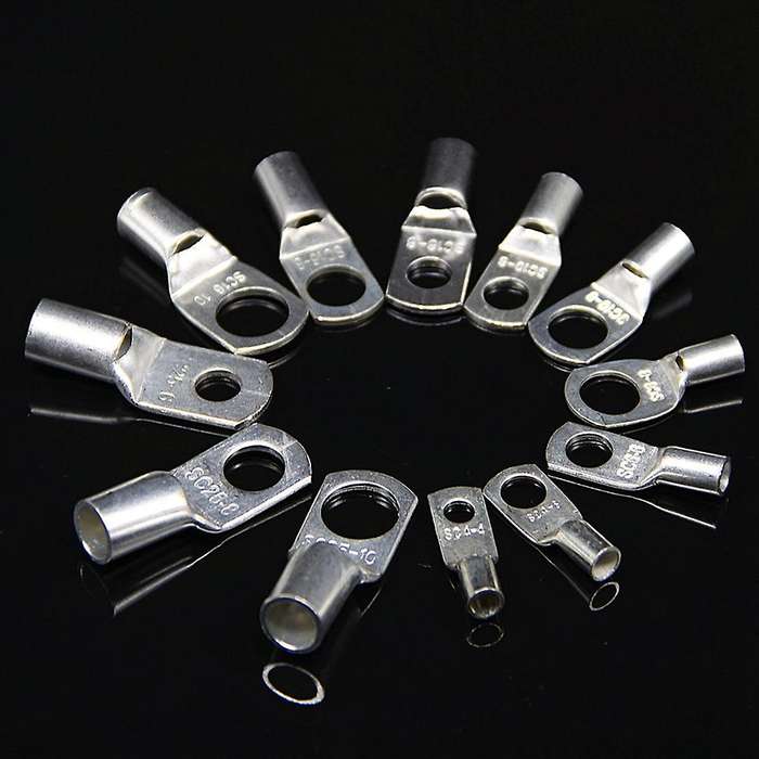 220pcs Copper Cable Lug Ring Terminal Kit Box Sc4-sc25 Tinned Cable