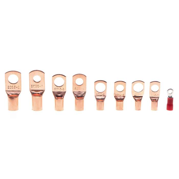 Copper Wire Terminal Connector, Heavy-duty Battery Closed End Tube