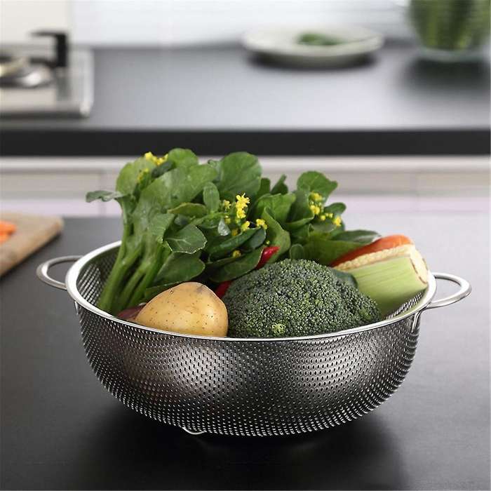 Stainless Steel Colanders with Handle,colander Perforated Strainer-m
