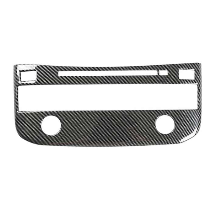 For -jaguar Xel 2018 2019 Carbon Fiber Car Air Conditioner Cd Panel
