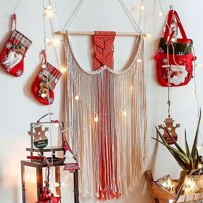 Macrame Wall Hanging Boho Decor Bohemian for Home Living Room Dorm