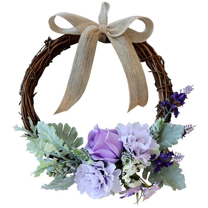 Artificial Rose Flower Hydrangea Wreath for Wedding Party Home Decor