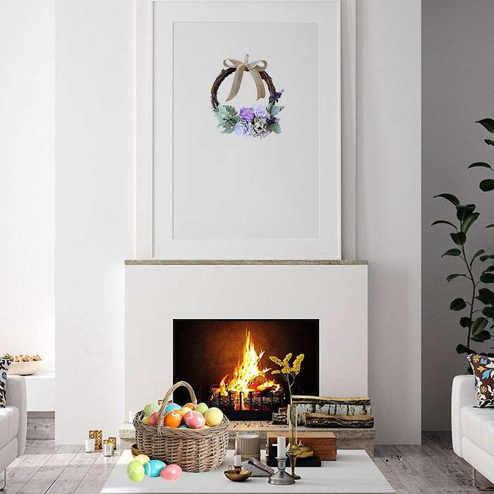 Artificial Rose Flower Hydrangea Wreath for Wedding Party Home Decor
