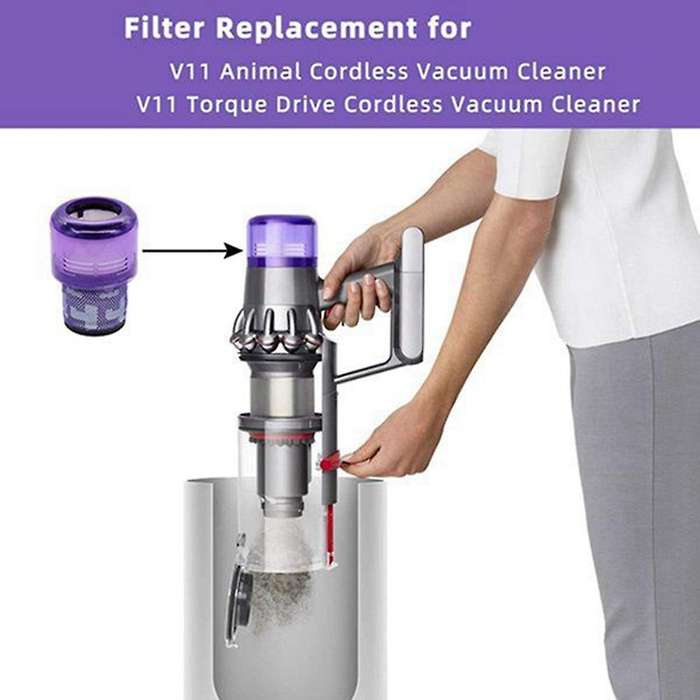 2 Pack Vacuum Filters for Dyson V11 Sv14 Vacuum Cleaner, 970013-02