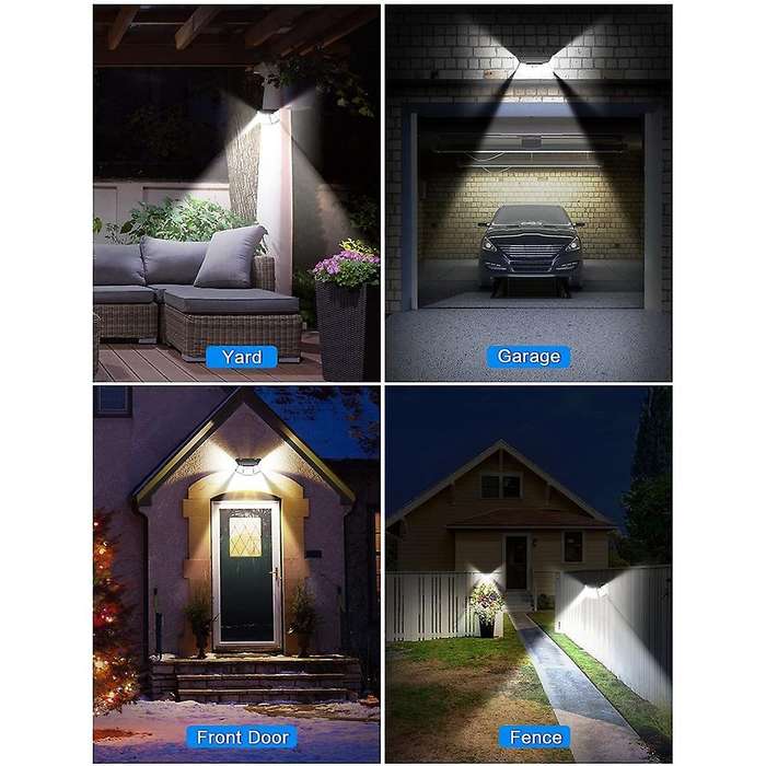 Solar Light Outdoor 310 Led Bright with Motion Sensor,3 Lighting