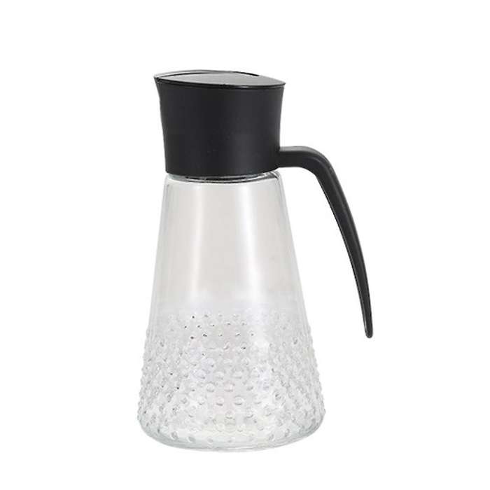 Olive Oil Bottle Oil Dispenser Seasoning Bottle for Kitchen Black