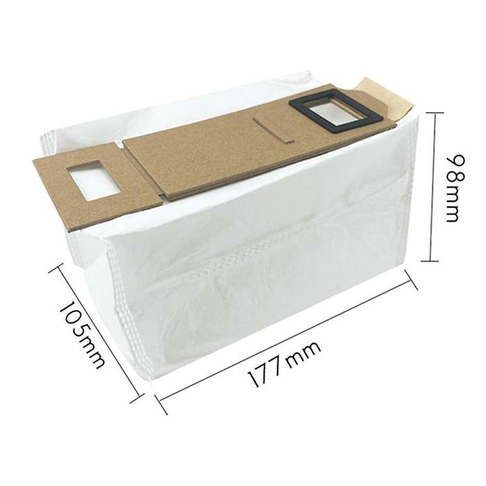 10 Pack Vacuum Bags Replacement for Roborock S7 T7s T7s Plus Dust Bag