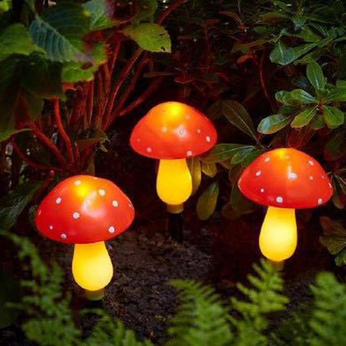 Outdoor Lighting Solar Mushroom Light for Garden Courtyard Decoration