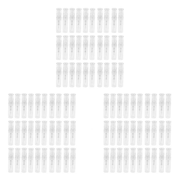 90pcs Clear 2ml Atomizer Plastic Bottle Spray Disposable Bottle