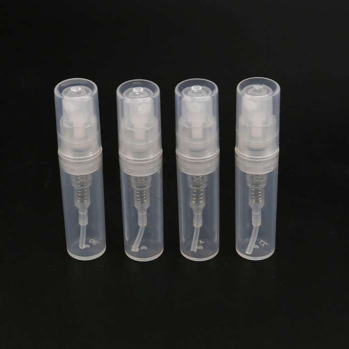 90pcs Clear 2ml Atomizer Plastic Bottle Spray Disposable Bottle