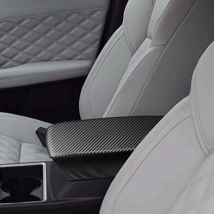 Central Control Armrest Pad Protection Cover Black