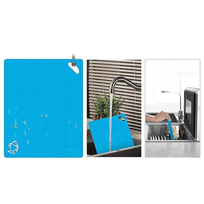 Flexible Silicone Cutting Board for Kitchen Dishwasher-safe Non-slip