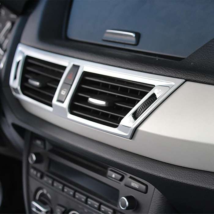 Car Central Control Air Outlet Frame Cover Trim For-bmw X1 2011-2015