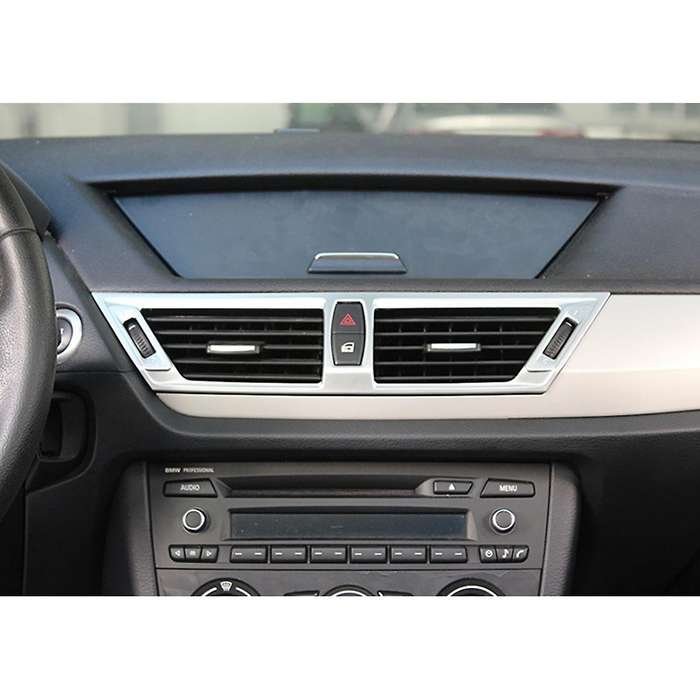 Car Central Control Air Outlet Frame Cover Trim For-bmw X1 2011-2015
