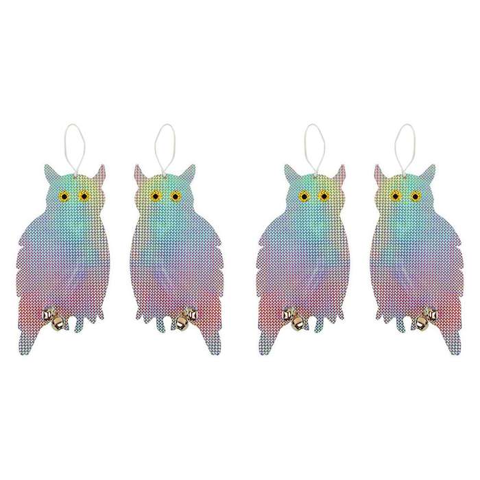 2pcs Owl Bird Repellent Hanging Device Keep Bird Away Garden Supplies