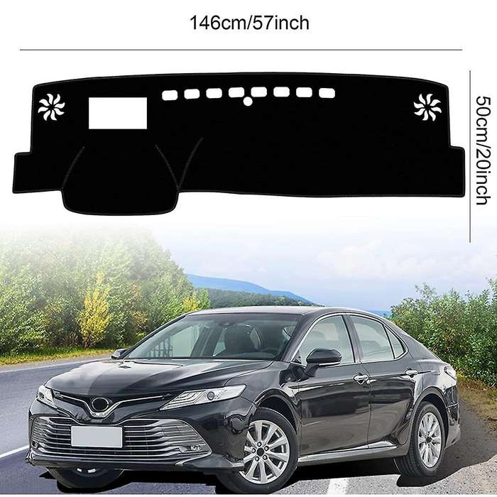 Dashboard Cover Mat for Toyota Camry 2018-2021 Lhd, Dashboard Mat