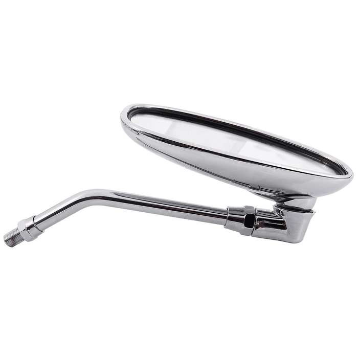 Universal Chrome Motorcycle Mirrors for Honda Suzuki Kawasaki 10mm