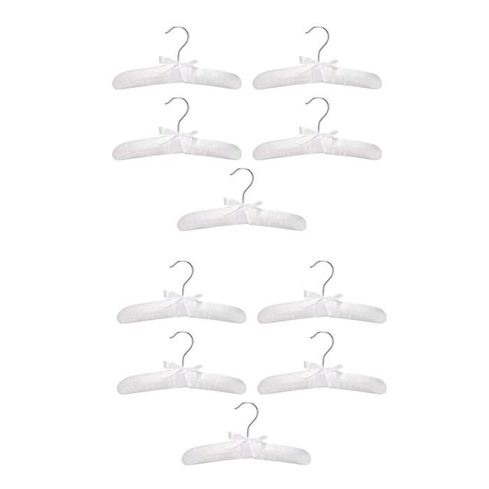5pcs Luxury Satin-padded Children's Clothes Kids' Cloth Hook Hanger