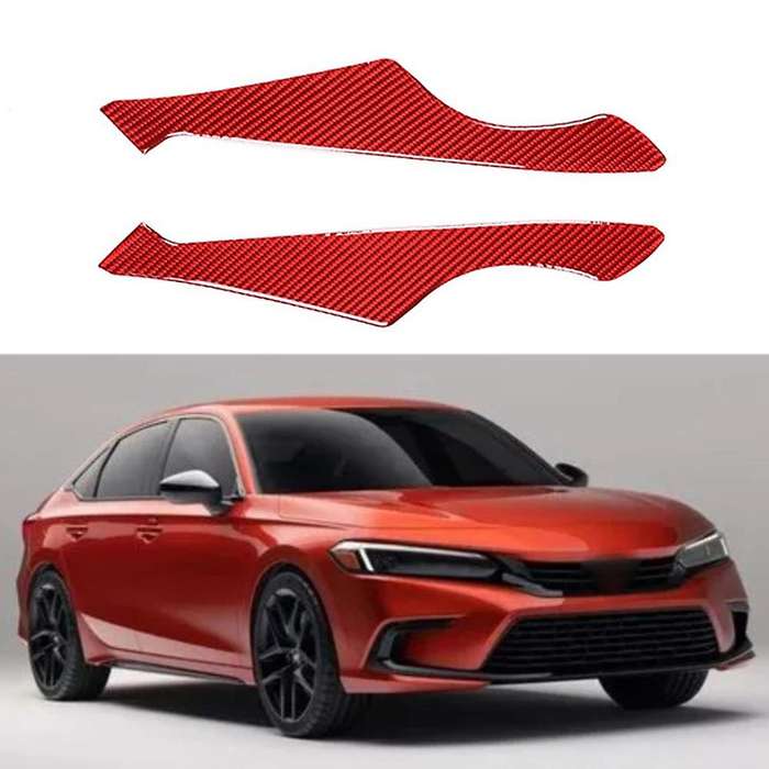 Car Soft Carbon Fiber Car Door Bumper Cover Trim for Honda Civic