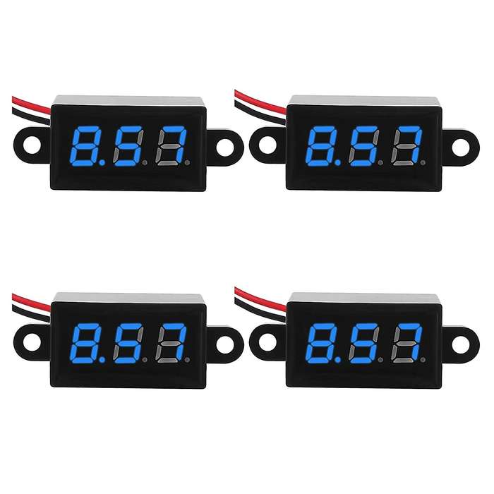 Digital Dc Voltmeter 0.28 Inch 2 Wire Dc 3.0v-30v Digital Voltmeter