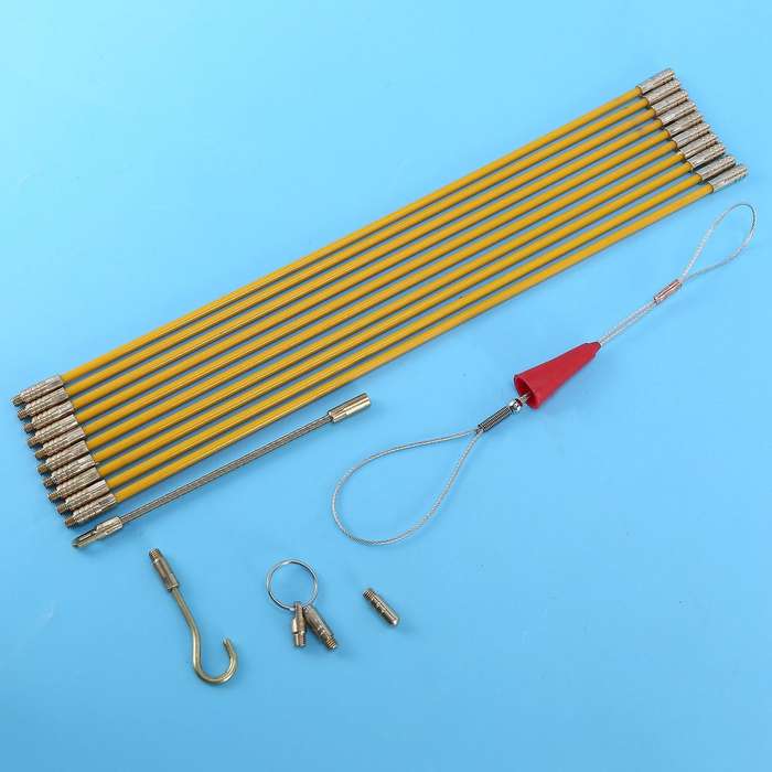 Cabling Rods Fiberglass Electrical Cable Threader Running Puller
