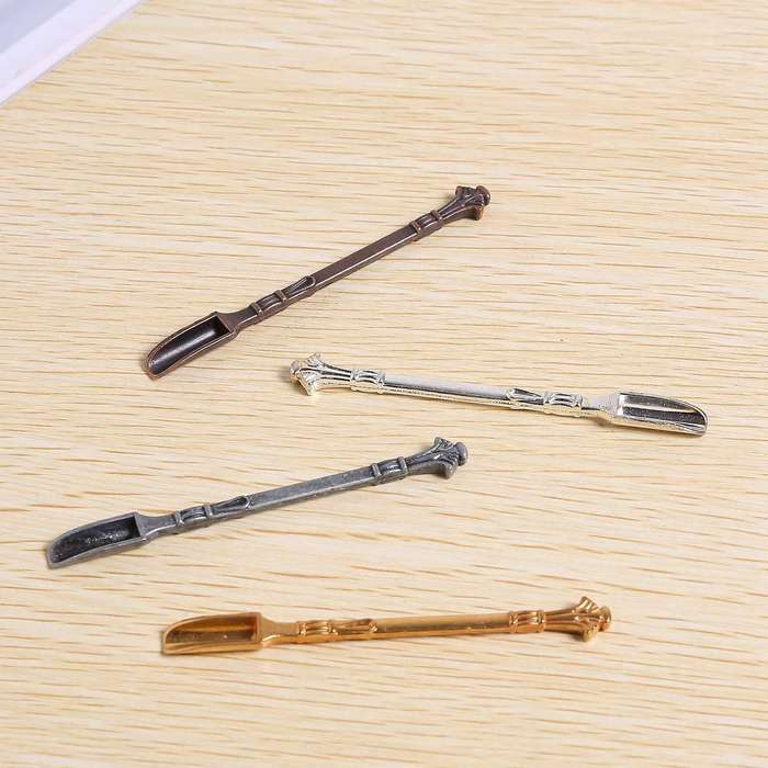 24 Pieces Snuff Spoon Mini Shovel, Tableware Charm, for Filling Vials
