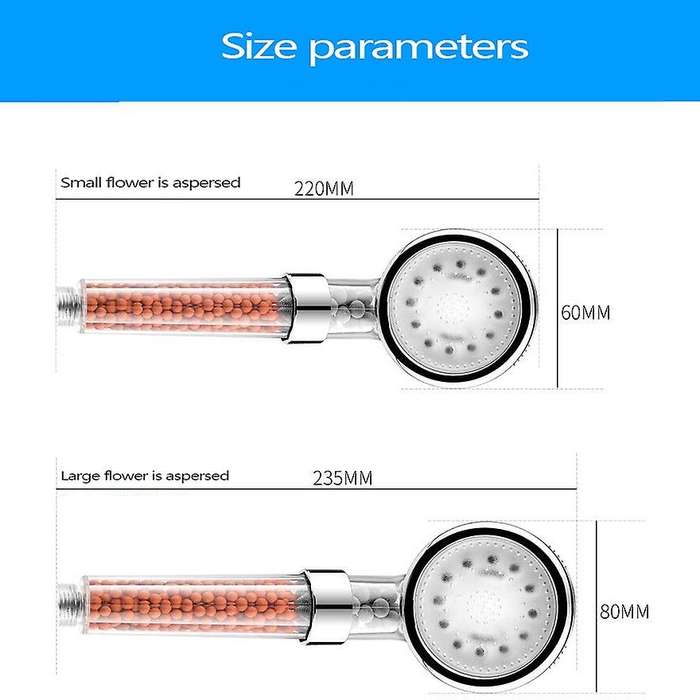 Led Shower Head with 7 Color Lights, Handheld Showerhead - Large