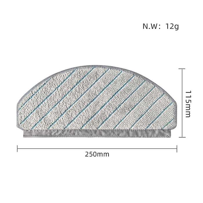 For Ecovacs Deebot T10 Plus Main Brush Side Brush Hepa Filter Mop