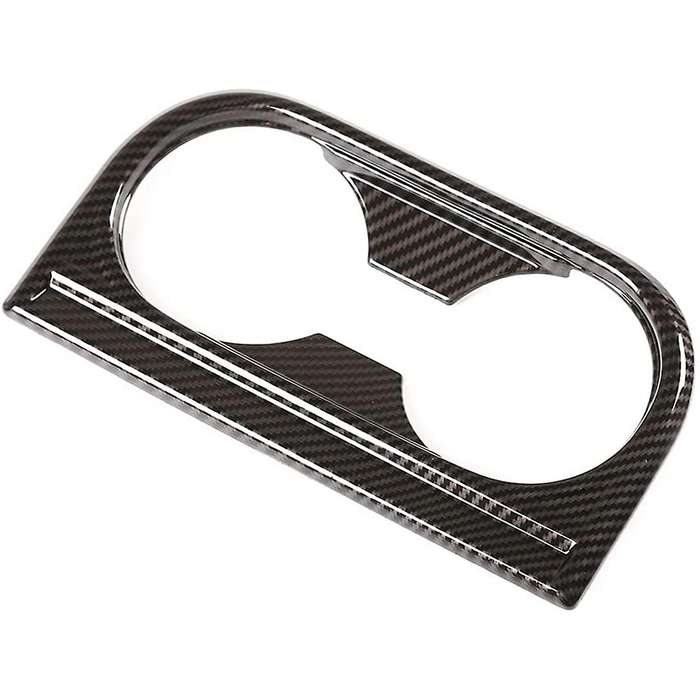 Front Seat Central Armrest Cup Holder Cup Trim (abs Carbon Fiber)
