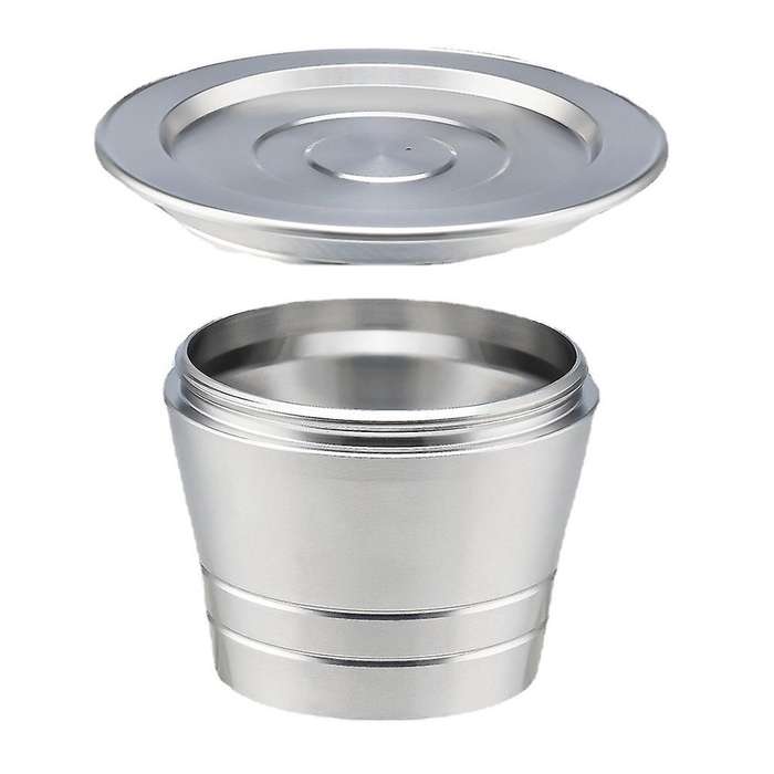 304 Stainless Steel Refillable Coffee Capsule Shell Instant Filling