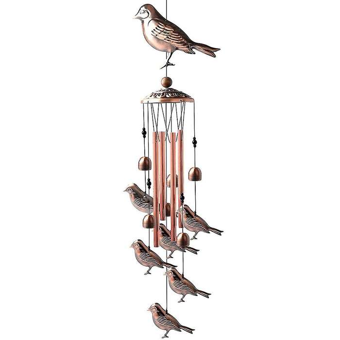Wind Chimes,retro Copper Wind Chimes Gifts for Mom Gifts,bird
