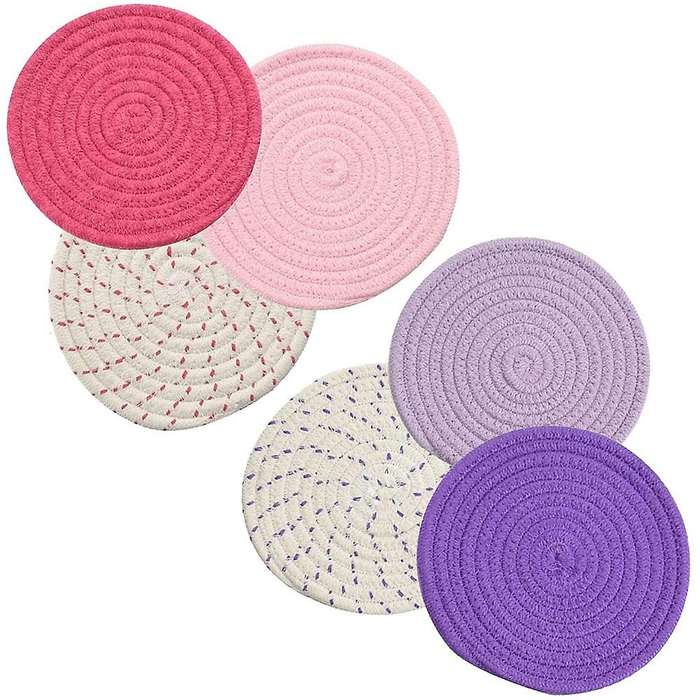 6pcs Kitchen Pot Holder Tripod Set Heat Pads,for Cooking and Baking B