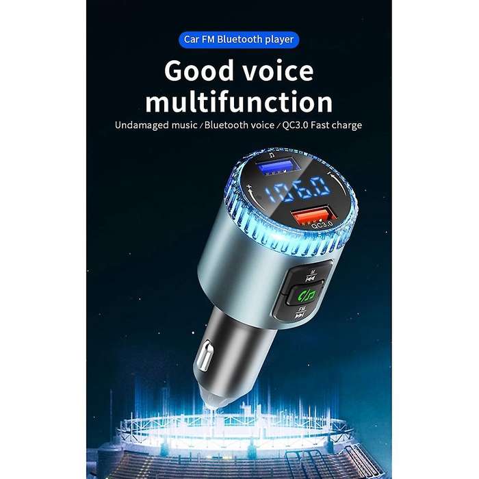 Bc77a Car Mp3 Player Bluetooth Receiver Fm Transmitter Handsfree