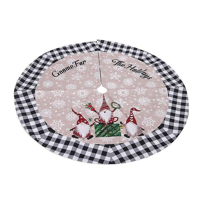 Christmas Tree Decor 122cm Forest Man Skirt Bottom Apron Dress Up,b