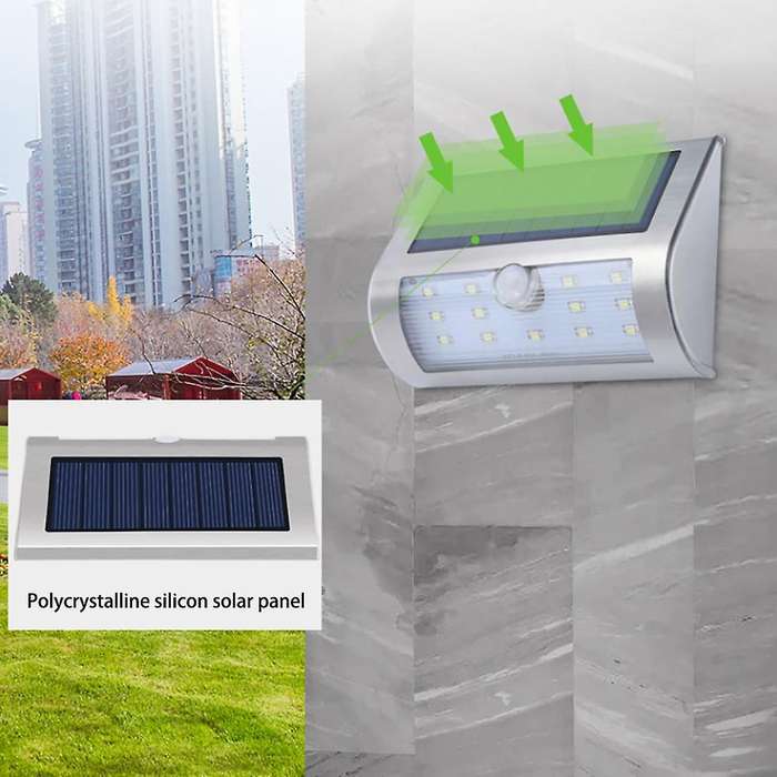 Outdoor Solar Wall Light for Garden Fence Door Yard Or Entrance Use