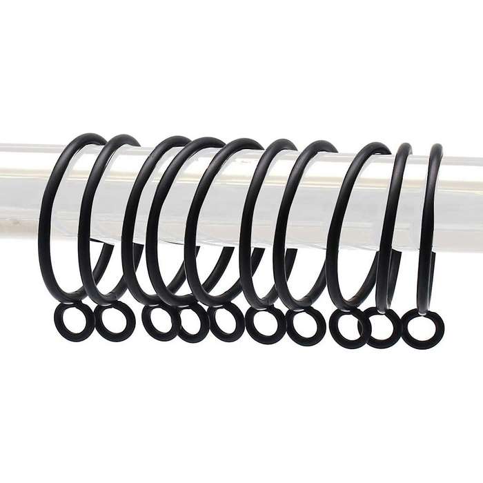 40 Pack 1.5 Inch (38mm) Inner Diameter Metal Curtain Rings