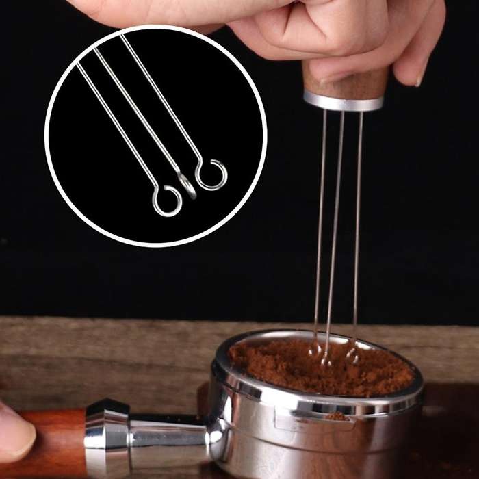 Espresso Coffee Stirrer Coffee Powder Hand Tamper Distributor