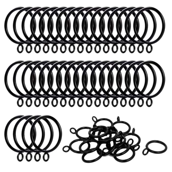 40 Pack 1.5 Inch (38mm) Inner Diameter Metal Curtain Rings