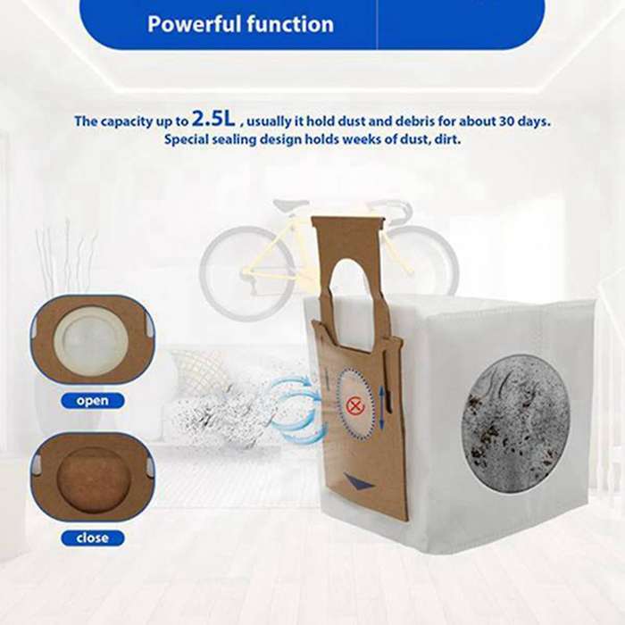 10 Pcs Dust Bags for Ecovacs Deebot Ozmo T8 Aivi T8 Max and T8 Series
