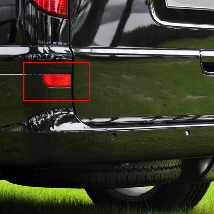 1 Pair Rear Bumper Led Stop Brake Light for Mercedes Benz W639 03-14